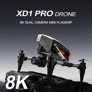 Drönare Ny XD1 DRONE 8K Professional High-Definition Aerial Photography Dual-Camera Omnidirectional Hinder Undvikande Kvadrotorleksaker