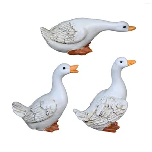 Garden Decorations Duck Statue Home Decor Sculpture Yard Decoration Resin Animal Figurine For Bedroom Outdoors Office Farmhouse Room