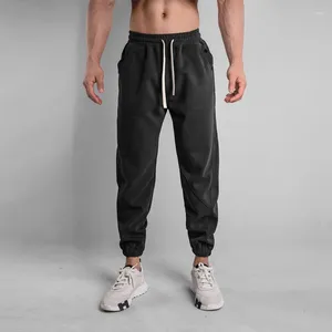 Erkekler Pantolon Spor Jogging Fitness Swearpants Adam Eğitim Gym Jogger pamuk iz parçaları Crossfit Pantolon Erkek Giyim