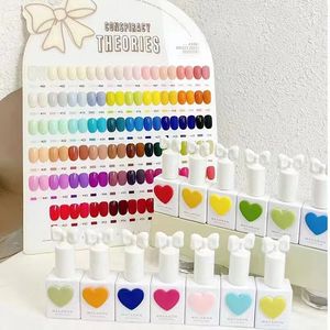 Set di smalti gel colorati Smalto gel Sansu di colore 58 Bottiglie diverse per il design di nail art Set completo Kit per principianti di gel per unghie 15ML Salone di bellezza all'ingrosso