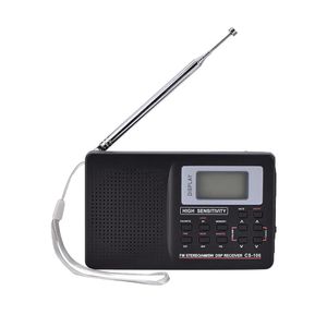 Radio FM AM SW LW TV Full Band Radiomottagare Portable Alarm Clock Digital Memory Function Radio 10 KHZ