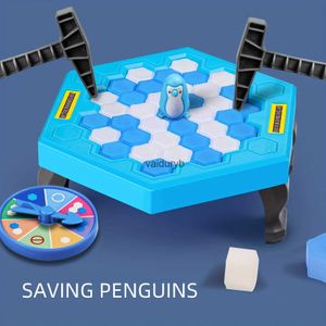 Интеллектуальные игрушки Магнитные блоки, стучащие по льду, чтобы спасти маленьких пингвинов, ломающие лед, детские головоломки, тренировка мозга, игры для родителей и детейvaiduryb