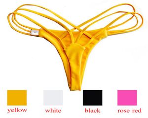 Mulher Sexy Bikini Bottoms Swimwear Feminino Beach Wear Lady039s Hipster Briefs Cut Out9792136