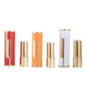 Empty Bottle 12.1mm Lipstick Tube DIY High-Grade Cortical air Traffic Control Press Tube Portable Refillable Cosmetic Packaging Container LL