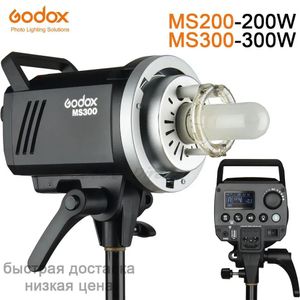 Accessori Godox Ms200 200w Ms300 300w Ricevitore wireless integrato da 2,4 g Leggero Compatto Durevole Bowens Mount Lampada da modellazione Flash da studio