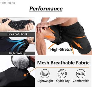 Men's Shorts Anime Berserk 2 in 1 Gym Shorts for Men Active Athletic Compression Shorts 5 Inch Quick Dry Stretchy Training Fitness WorkoutL240112