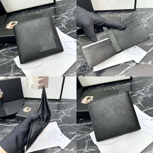 Portafogli Saffiano Porta carte di design Borsa di lusso Portamonete in vera pelle di alta qualità Porta chiavi Porta carte d'identità Porta passaporti Borsa astuccio corto portafoglio scopri