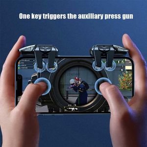 Game Controllers Joysticks Mobile Game Trigger for PUBG Phone Gaming Controller Gamepad Joystick Aim Shooting L1 R1 Key Button for iPhone Game Accessories