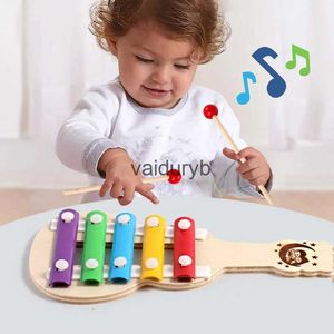 Tastiere Pianoforte Xilofono in legno Giocattoli Montessori 2 + Y Strumento musicale per bambini Giocattoli Giochi di sviluppo Scheda di attività sensoriale educativa per bambini Partivaiduryb