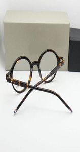 WholeGlasses New York Eyewear Glasses TB407 Retro Round Style Frame Matching Examen Lenses With Original Case7196883