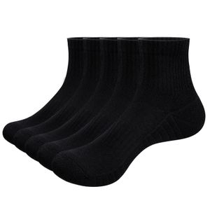 YUEDGE Mens Ankle Training Athletic Socks Moisture Constrol Cotton Cushioned Quarter For Men Size 3746 240112