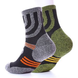 2345 Paris Herren Anti-Blasen-Winter-Frottee-Socken, Outdoor-Sport, Laufen, Radfahren, Camping, Trekking, Rugby, 240112