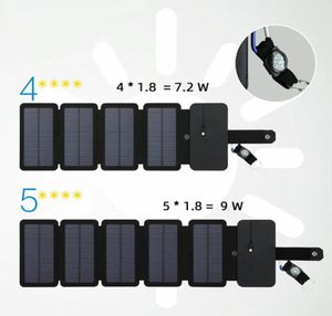 9W Mono Solar Panels Charger Portable Solar Outdoors Emergency 5V2A Power Charger for Mobile Phone Tablets9244886