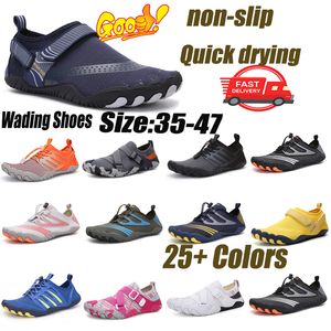 Yaz Yüzme Su Ayakkabıları Erkek Kadınlar Elastik Hızlı Kuru Aqua Ayakkabı Unisex Açık Plaj Çıplak Ayak Terlik Açık Mekan Ayakkabıları EUR 35-47
