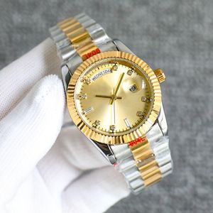 Mens Watches 36mm Mechanical automatic movement Stainless Steel Watches Needle Life Waterproof Ladies fashions Wristwatch Gift