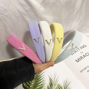 Classical Luxury Pure Color Letter Headbands Knit Designer Letter Brand Hair bands For Women Girl Brand Elastic Headband Casual Fashion Headband Head Wrap 15Style