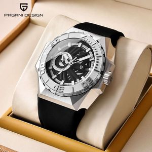 MAN MAN TAGH DIAL MEN SHOLLOWS Out Out Out Out Out Out Out Out Out Officatic Mechanical Watch الرياضي والقوي الليلي المضاد للماء المراقبة