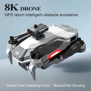 ドローンNew M2 Pro 8KカメラGPS DRON MINI WIFI FPV DRONE 4K Professional Doctacle回避ブラシレスモーターRC Quadcopter Toys Gift