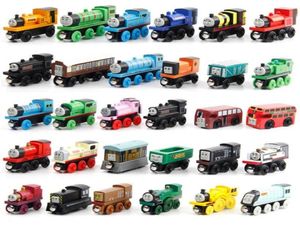 Original Styles Trains Friends Wooden Small Cartoon Toy Car Give your child gift Toys8245929