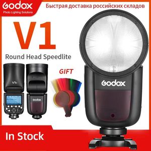 Sacos Godox V1 Speedlight V1c V1n V1s V1f V1o V1p Ttl Hss 1/8000s Liion Bateria Speedlite Flash para Canon Nikon Sony Fuji Pentax