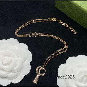 Gold 18K Necklaces Designer Necklaces set Luxury Diamond G Jewelry Necklaces Gift Pendant Necklaces