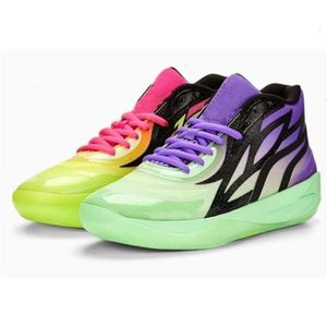 MB.02 2023 och Morty Basketball Shoes With Box Lamelo Ball MB02 Lamello Ball Women Kids Sport Shoe Trainner Sneakers Storlek 4.5-12