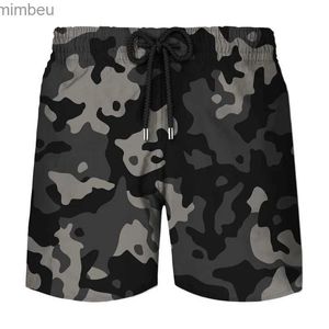 Męskie szorty wojskowe Kamuflaż Kamuflaż Pants Mężczyzn Summer Beach Shorts 3D Drukuj Rosyjska armii-veteran taktyka krótkie