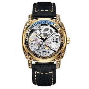 New Men's Nightlight Waterproof Multifunctional Carving and Engraving Mechanical Watch Live Broadcast