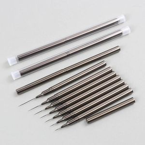 Nail Brushes 7 Sizes Art Liner Gel Polish Painting Brush 3D Tips Manicure Ultra-thin Drawing Pen Tools