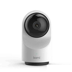 IP -kameror KAMI FL HD WiFi inomhus säkerhetskamera 1080p Cam Motion Tracking Home Monitor System Integritetsläge 6 Månader Cloud AA220315 DHV7Z