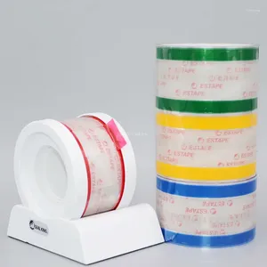 Disposable Cups Straws Transparent Easy To Tear Label Sealing Tape Packaging Coffee Juice Milk Tea Cup Cover Takeaway Beverage Seal