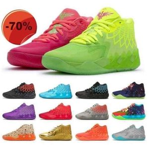 Z pudełkiem MB.01 2023 Lamelo Ball MB-1 Mężczyźni Kobiet Bute Basket Green Black Red Blue Morty Mens Trener oddychający Wygodny Sport