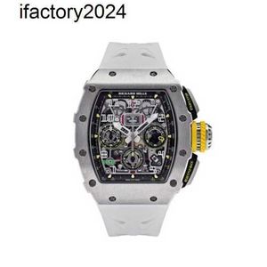 JF Richdsmers Watch Factory Superclone Swiss Made Wristwatches Sports Watches Titanium Flyback Timer Na rękę RM1103 HBI