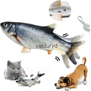Cat Toys Cat Toys Fish USB Charger Fish Interactive Electric Floppy Fish Cat Realistic Pet Cats Chew Bite Toys Pet Supplies Cats Dogvaiduryd