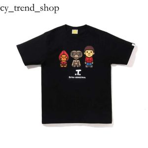 Bape T-shirt Bapesta T-shirts pour hommes Bape A Swimming Ape X Anime T-shirt Bape Baby Milo Collab Anime Shirt A Bathes Ape Puff Essentialshoodie de haute qualité 71