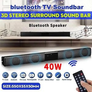Soundbar SoundBar HiFi Wireless Bluetooth Speaker Home Theater TV Computer Echo Wall Stereo Surround FM Radio Remote Control Subwoofer