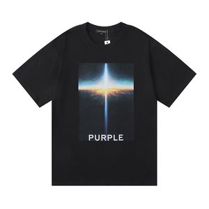 Summer Purple Shirt Purple Brand Shirt Designer T Shirt Mens Women Graphic Tee Outdoor Casual Tshirt Tour Tshirts Man Topps Size S-XL 4884