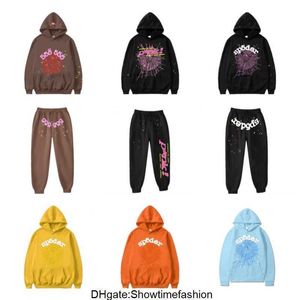 män hoodies grafisk sp5der ung thug 555 spindel hoodie män kvinnor skum tryck webb grafiska rosa tröjor tröjor överdimensionerade designer mens man jacka kvinna vlsz