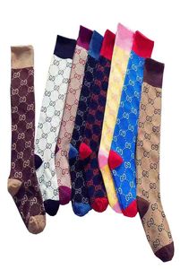 Classic Design Port Cotton Stockings Socks Women Włochy Marki Vintage Wire Sock Sock Middle Stocking Designer Media Media Chausse4934047