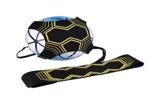 Transportörer slingar ryggsäckar Justerbar fotbollsparktränare Soccer Ball Training Equipment Solo Practice Elastic Belt Sports Ass2171143