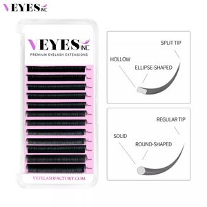 ブラシveyes inc ellipseフラットまつげエクステンションフェイクミンクラッシュveyelashカシミアラッシュ自然ソフトライト卸売