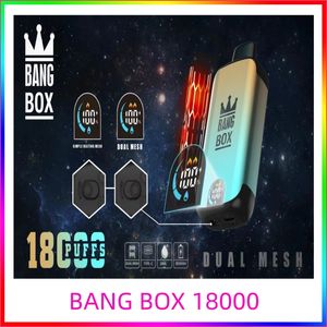 Bang Box 18000 Dual Mesh Type C Charger Capacity 25 Ml E Liquid Battery 850mAh Bang 18000 Bang Box Bang King