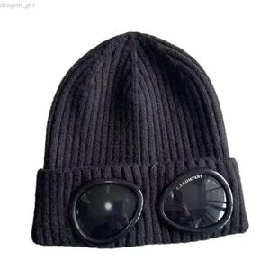 Cp Comapny Hat Bonnet Cp Official Website 1:1 High Quality Knitted Hat Stones Island Hat Extra Fine Merino Wool Goggle Beanie Compagnie Cp 6189