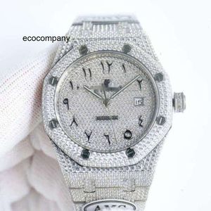 APS Women luksus Diamondencrusted Projektant zegarek Full Diamond Watch Ice Out Men Watch AP Menwatch Mtx8 Auto Mechanic