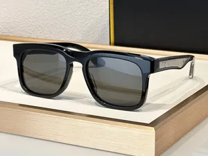 Modische Luxus-Designer-Sonnenbrille für Herren und Damen, Retro-Sonnenbrille aus dickem Acetat, rechteckig, für den Außenbereich, trendiger, vielseitiger Stil, Top-Qualität, Anti-Ultraviolett, mit Etui