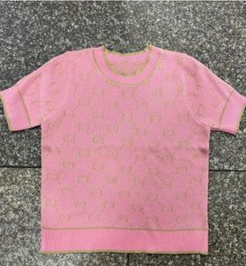 レディースTシャツ白い服サマーズファッションレジャージャケットTシャツの長さ袖幾何学布デザイナー女性のTシャツとトップスニットセーターTシャツ