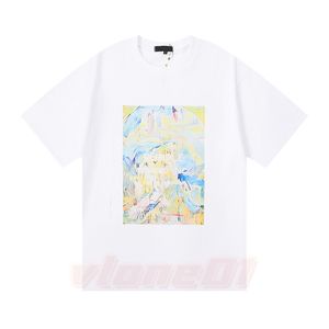 Purple Brand T Shirts Designer Mens T Shirt High Street Printing Tees Couples Casual Loose Tops Short Sleeve Size S-XL 8764