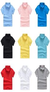 Qualität Luxus Kinder Polos Kleidung Jungen Kinder Kinder Shirt großer Junge Tops Studenten T-Shirts Pullover Hemd Casual T-Shirts Outfits 140CM4974335