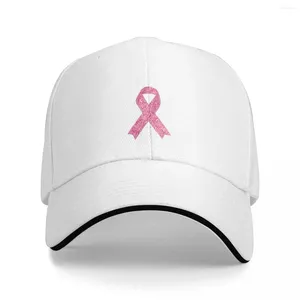 Berretti Nastro rosa Consapevolezza del cancro al seno Berretti da baseball Moda Uomo Donna Cappelli Cappello sportivo regolabile per esterno