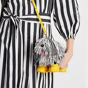 purses and handbags For Women Luxury Designer Leather crossbody shoulder bag Purse Cute dog shape Evening Party Women's y240111